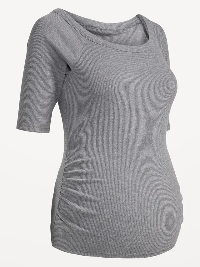 Old Navy Maternity 3/4-Sleeve Side-Shirred T-Shirt 6 Old Navy Maternity 3/4-Sleeve Side-Shirred T-Shirt - Image 6
