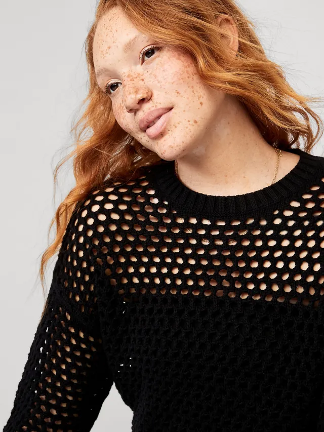 Old Navy Open-Stitch Pullover Sweater For Women 5 Old Navy Open-Stitch Pullover Sweater For Women - Image 5