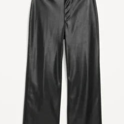Old Navy High-Waisted Faux-Leather Cropped Wide-Leg Pants For Women -Deals Wearfluxo Store https3A2F2Foldnavy.gapcanada.ca2Fwebcontent2F00532F5272F3362Fcn53527336.jpg 640x