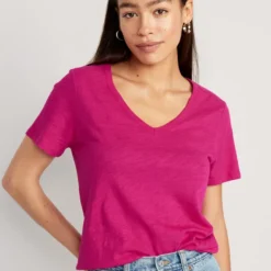 Old Navy EveryWear V-Neck Slub-Knit T-Shirt For Women -Deals Wearfluxo Store https3A2F2Foldnavy.gapcanada.ca2Fwebcontent2F00532F5282F2142Fcn53528214.jpg 640x