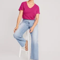 Old Navy EveryWear V-Neck Slub-Knit T-Shirt For Women -Deals Wearfluxo Store https3A2F2Foldnavy.gapcanada.ca2Fwebcontent2F00532F5282F2522Fcn53528252.jpg 640x