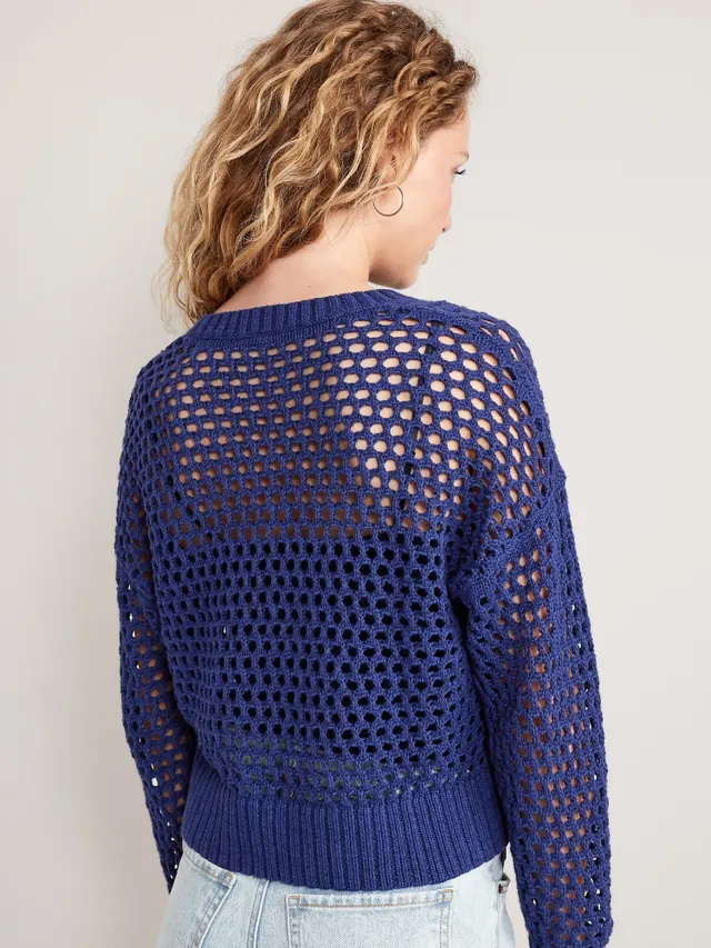 Old Navy Open-Stitch Pullover Sweater For Women 7 Old Navy Open-Stitch Pullover Sweater For Women - Image 7