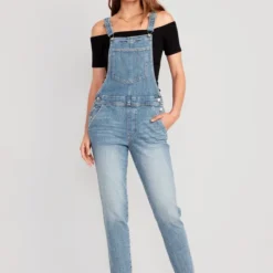 Old Navy OG Straight Jean Overalls For Women