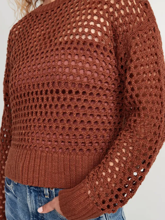 Old Navy Open-Stitch Pullover Sweater For Women 15 Old Navy Open-Stitch Pullover Sweater For Women - Image 15