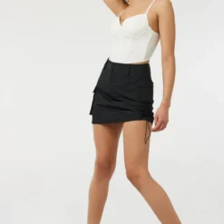 Ardene Cargo Mini Skirt In | Size | 100% Cotton