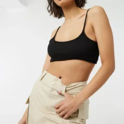 Ardene Cargo Mini Skirt In Beige | Size | 100% Cotton