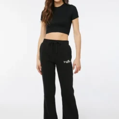 Ardene Graphic Flare Sweatpants In | Size | Polyester