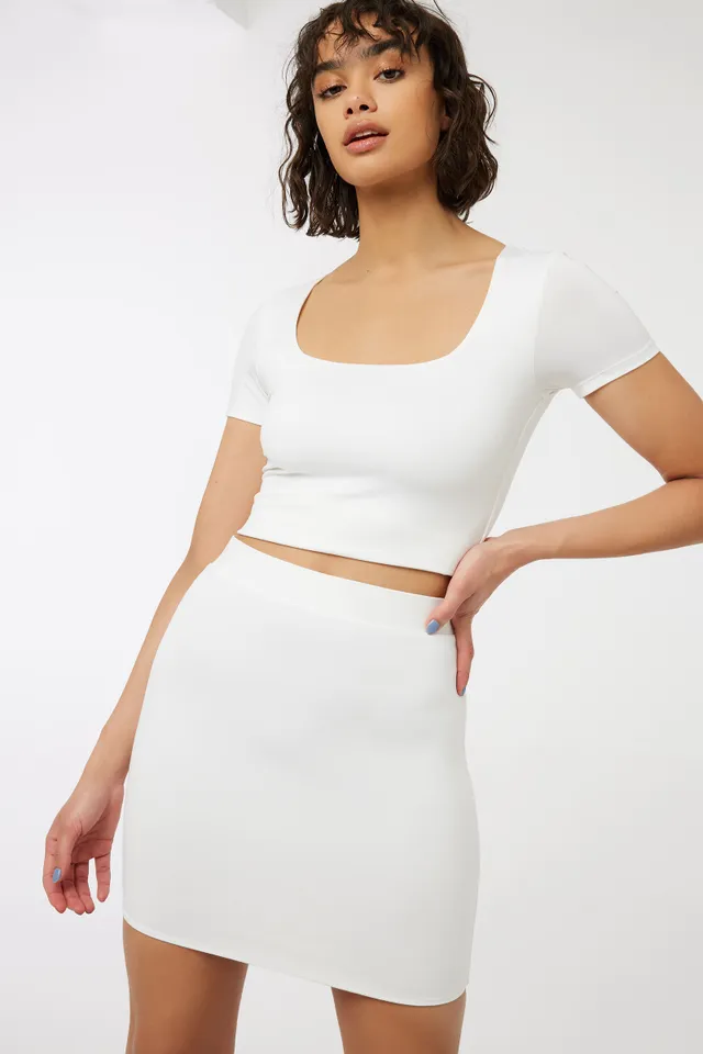 Ardene Contour Micro Mini Skirt In | Size | Nylon/Elastane 3 Ardene Contour Micro Mini Skirt In | Size | Nylon/Elastane - Image 3