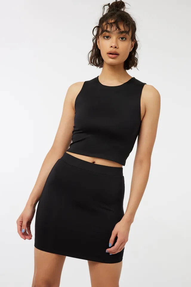 Ardene Contour Micro Mini Skirt In | Size | Nylon/Elastane 1 Ardene Contour Micro Mini Skirt In | Size | Nylon/Elastane
