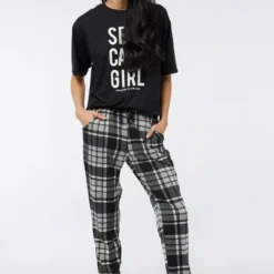 Ardene Printed Super Soft Lounge Joggers In | Size | Polyester/Spandex