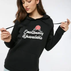 Ardene Printed Longline Hoodie In | Size | Polyester