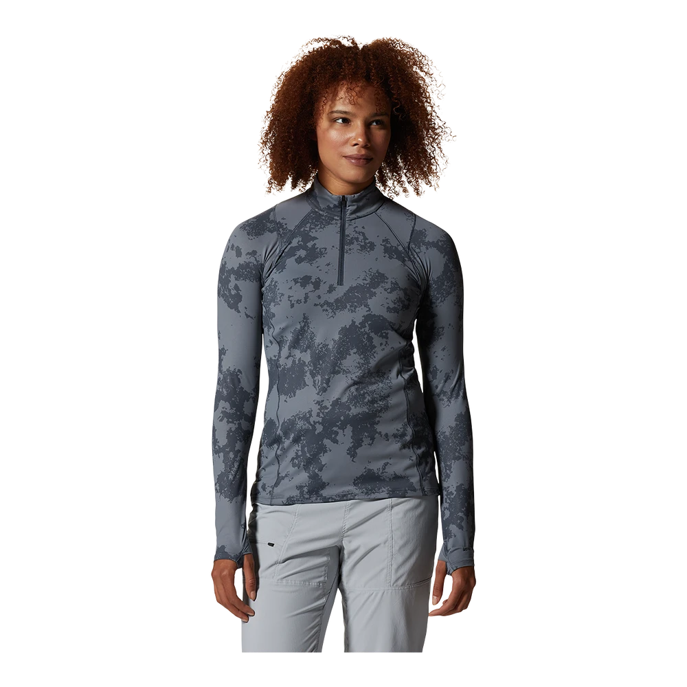 Mountain Hardwear Women's Crater Lake 1/2 Zip Long Sleeve Top 1 Mountain Hardwear Women's Crater Lake 1/2 Zip Long Sleeve Top