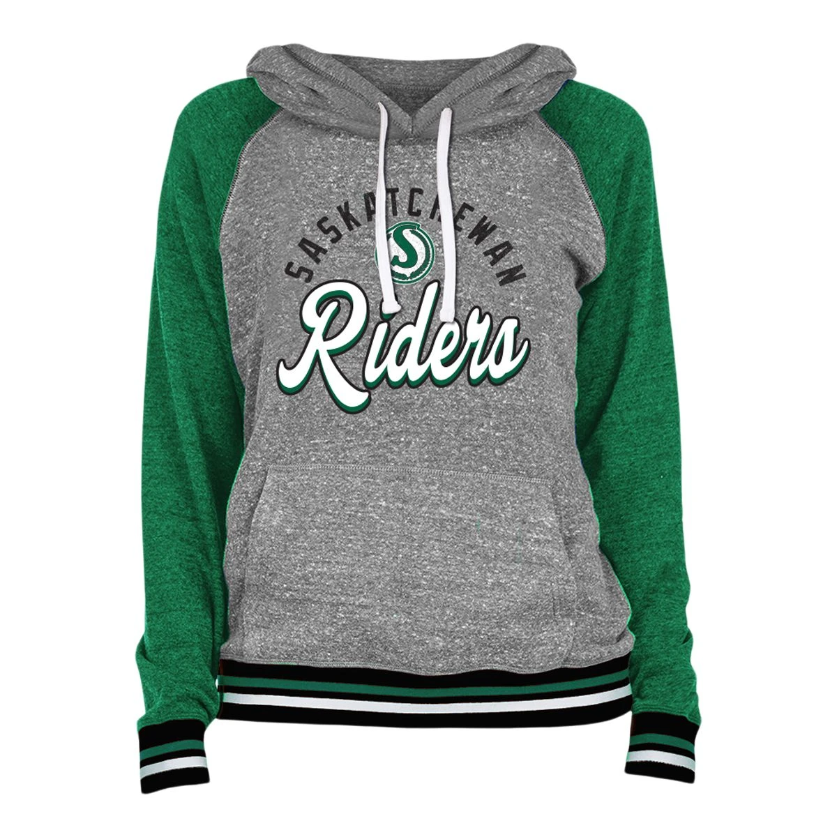 Saskatchewan Roughriders New Era Women's Triblend Hoodie 1 Saskatchewan Roughriders New Era Women's Triblend Hoodie