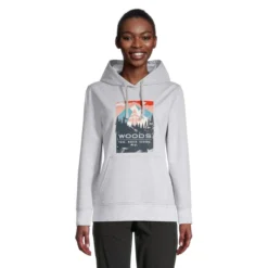 Woods Women's Lawson Pullover Hoodie Kangaroo Pocket